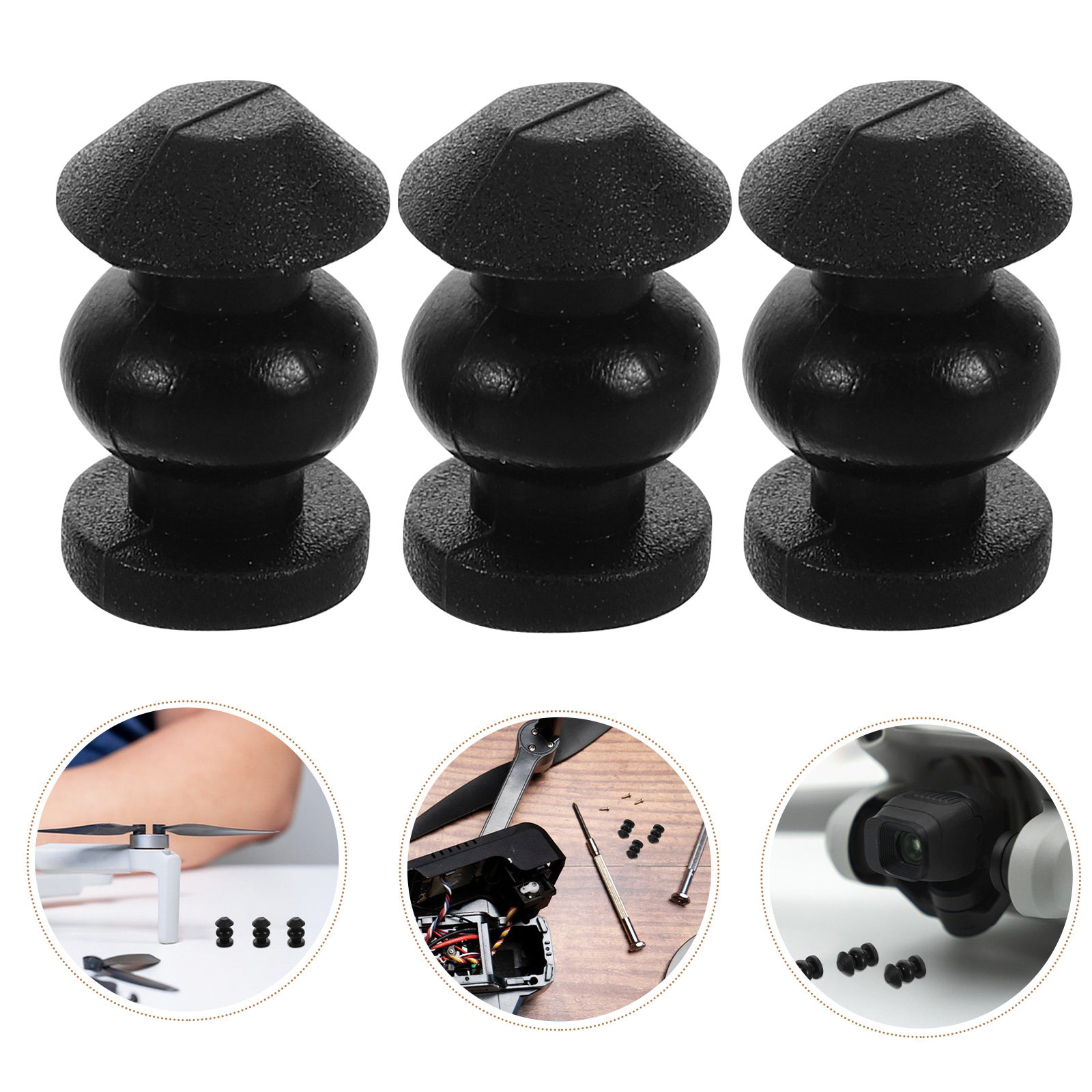 Drone Gimbal Dampener - 10 шт. силиконовых резиновых амортизирующих шариков