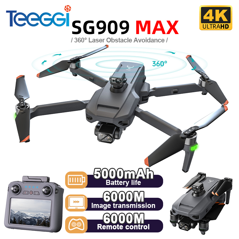 Drone Gimbal 3 Axis - Teeggi SG909 MAX GPS Дрон с