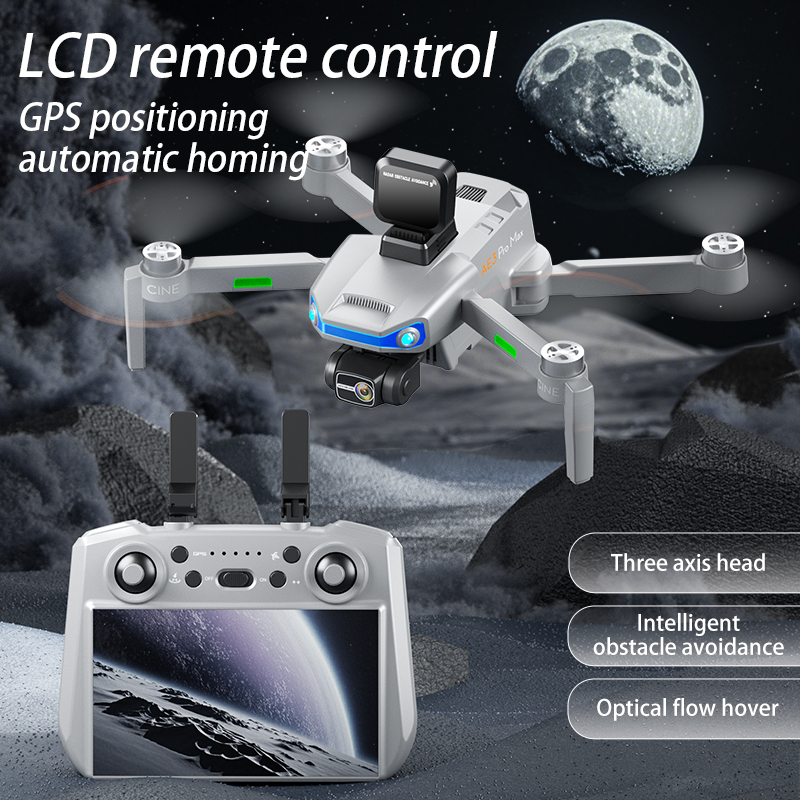 AE3 PRO Max NEW LCD SC GPS Дро – обзор и цена Drone Gimbal 3 Axis