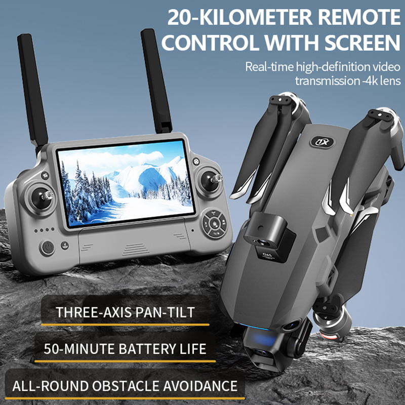 Новый дрон 2026 года с двумя 8 – обзор и цена Drone Gimbal 3 Axis